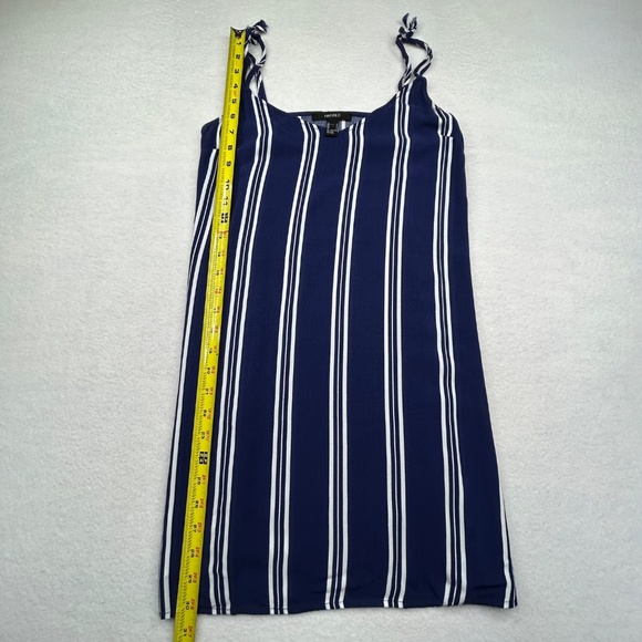 Forever 21 Women's Juniors Striped Cami Mini Dress Size Small Blue White Stripes - Picture 6 of 10